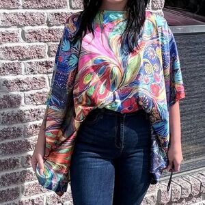 New Abstract One Size Top